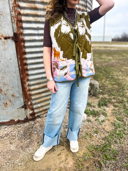 Cowgirl Chic Quilted Vest