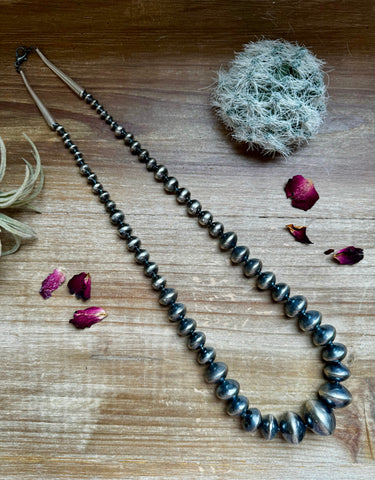 Graduated "Navajo Style" Pearl 24" Necklace Set