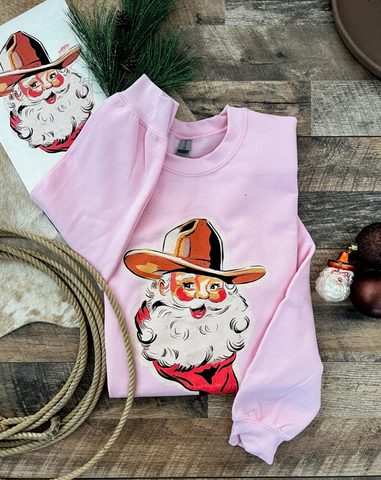 Cowboy Santa Sweatshirt