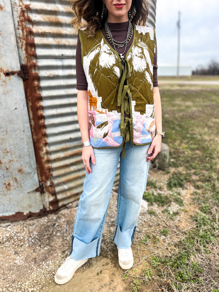 Cowgirl Chic Quilted Vest