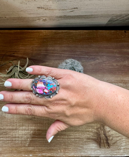 Dhalia Oval Ring - Adjustable