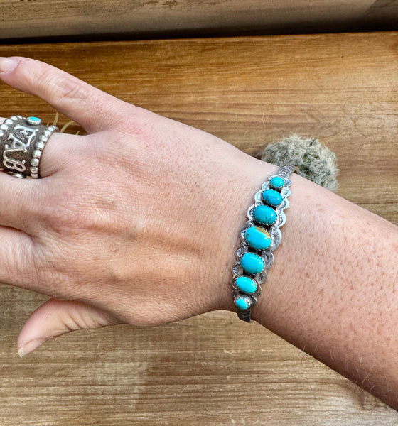 Kingman Turquoise Cuff Bracelet