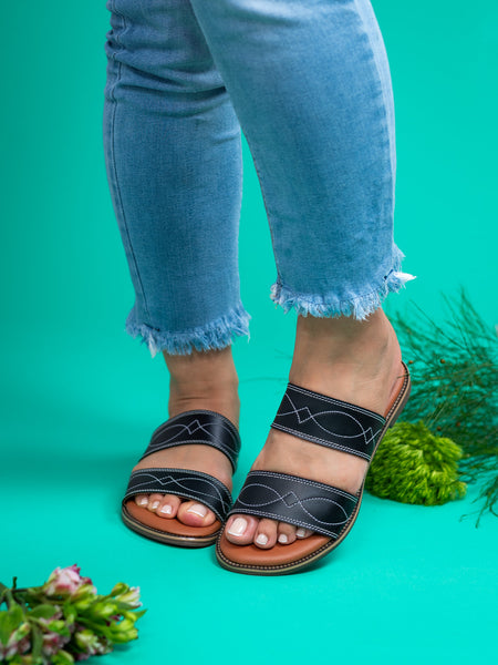 ELIZA Black Sandals