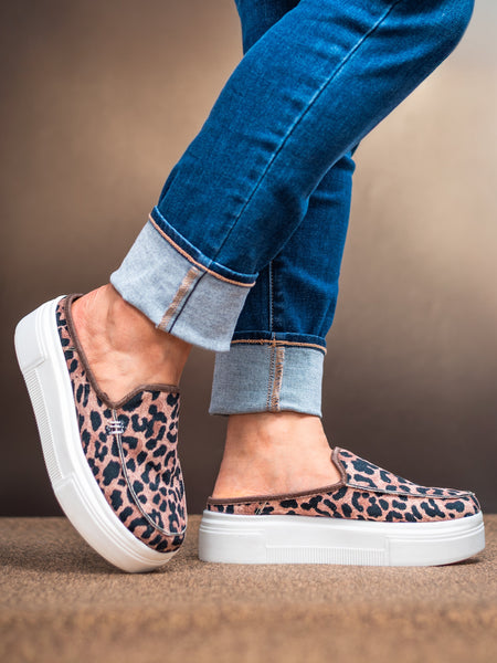 EMILY Leopard Platform Sneakers