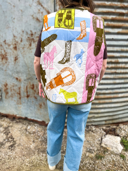 Cowgirl Chic Quilted Vest