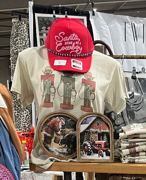 Western Cowboy Nutcracker Christmas Graphic 