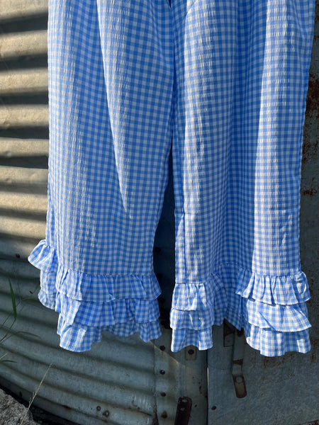 The Sally Gingham Ruffle Pants