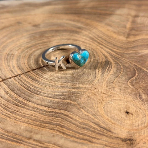 Heart Initial Ring Preorder