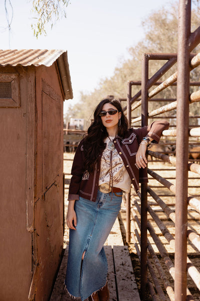 Garden Gate Cowgirl Skirt