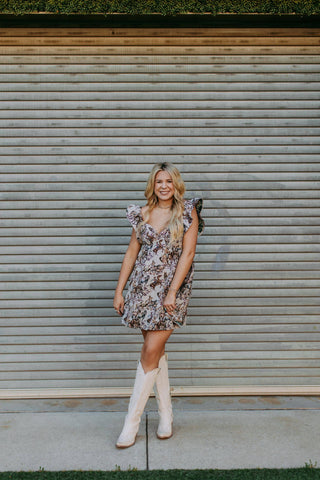 Buckaroo Velvet Ribbon Dress