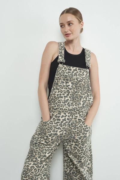 MAP2994 SLOUCHY RELAX FIT DENIM OVERALL