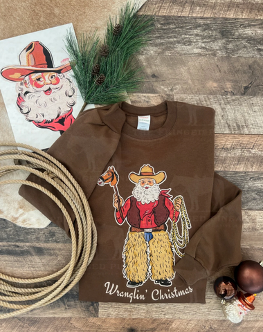 Wranglin Christmas Sweatshirt