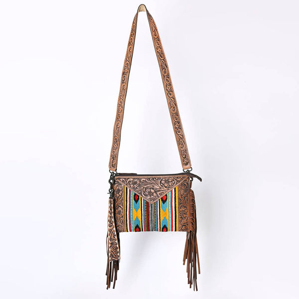 Saddle Blanket Tooled Bag