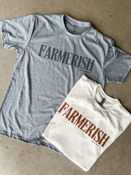 Western 'Farmerish' Women's Cream Graphic Tee