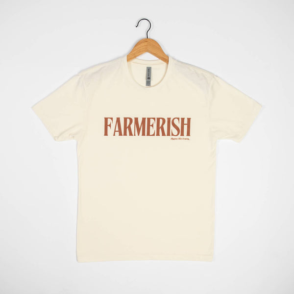 Western 'Farmerish' Women's Cream Graphic Tee
