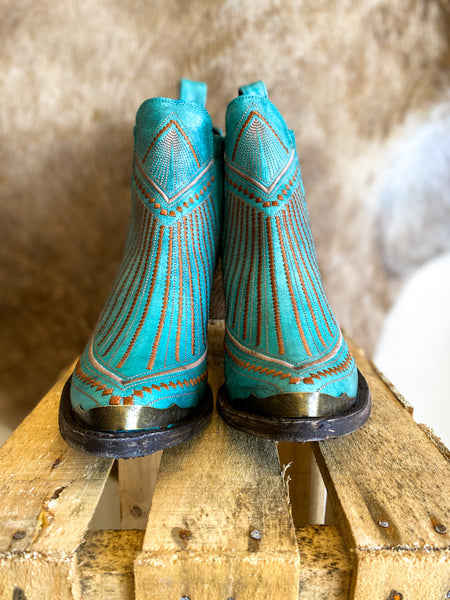 Old Gringo Turquoise Quincy Booties